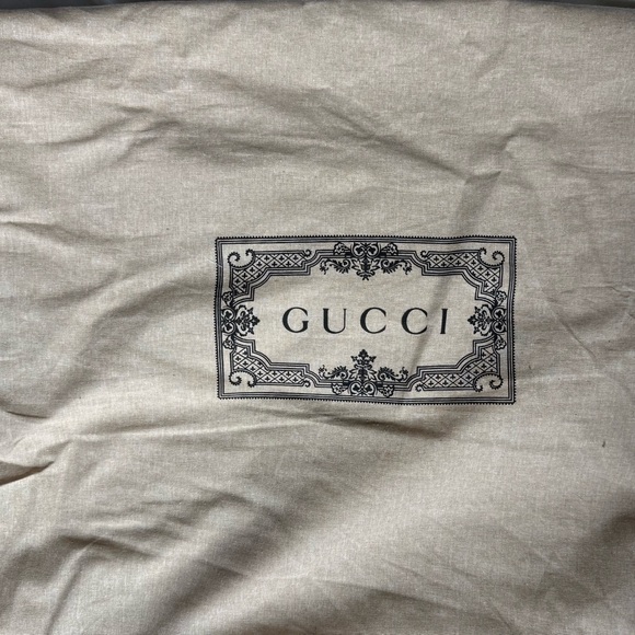 Gucci Gray and Black Monogram Briefcase. - Picture 11 of 14
